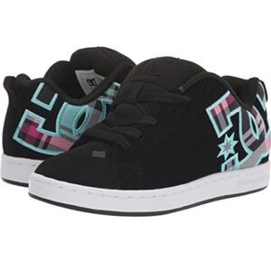 DC Court Graffik Women's Sneakers Black Blue new shoes size 9 40.5